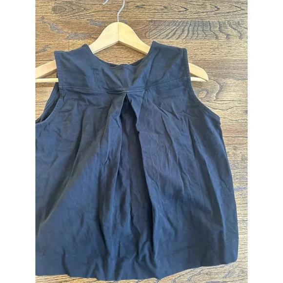 Rag Bone Women's Black Crew Neck Sleeveless Oversize tank top Size XS 1044 - Picture 9 of 9